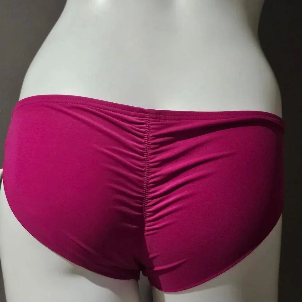 Vince Camuto Riviera Shirred Cheeky Bikini Bottoms